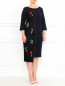 Платье асимметричного кроя с декором Marina Rinaldi  –  Модель Верх-Низ