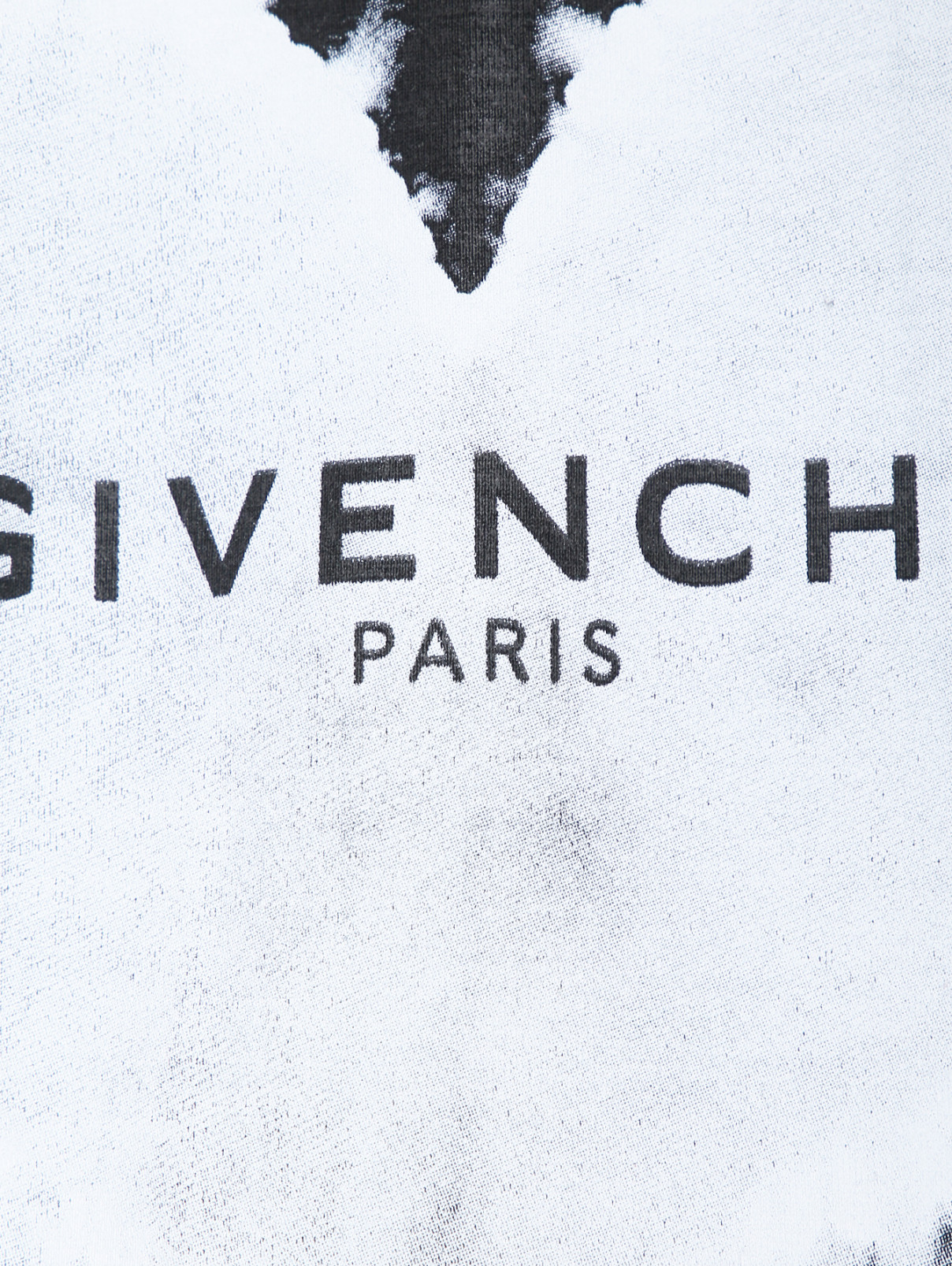 Футболка с монохромным принтом Givenchy  –  Деталь  – Цвет:  Черный