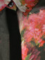 Удлиненная блуза из шелка с цветочным узором Iceberg  –  Деталь