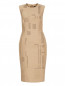 Платье-футляр из шерсти без рукавов Max Mara  –  Общий вид