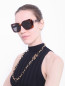 Солнцезащитные очки с цепочкой Max Mara  –  МодельОбщийВид