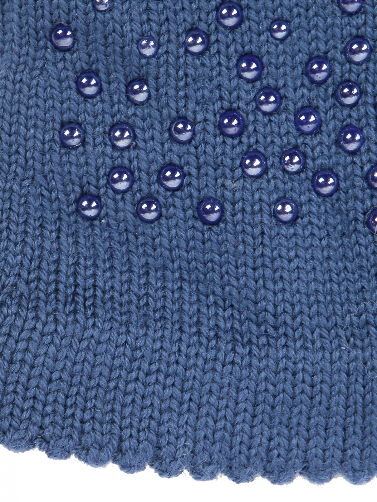 Перчатки из шерсти с узором IL Trenino  –  Деталь1  – Цвет:  Синий