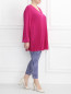 Блуза декорированная плиссировкой Marina Rinaldi  –  Модель Общий вид