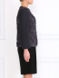 Жакет из шерсти и шелка с аппликацией и вышивкой Alberta Ferretti  –  Модель Верх-Низ2