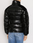 Куртка пуховая на молнии с декоративными вставками на плечах Moncler  –  МодельВерхНиз1