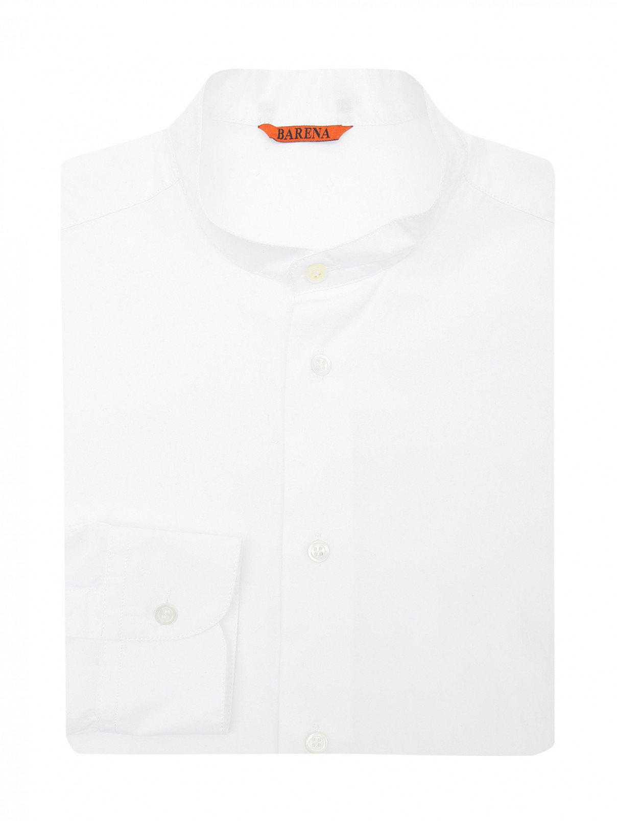 Рубашка из хлопка Barena  –  Общий вид  – Цвет:  Белый