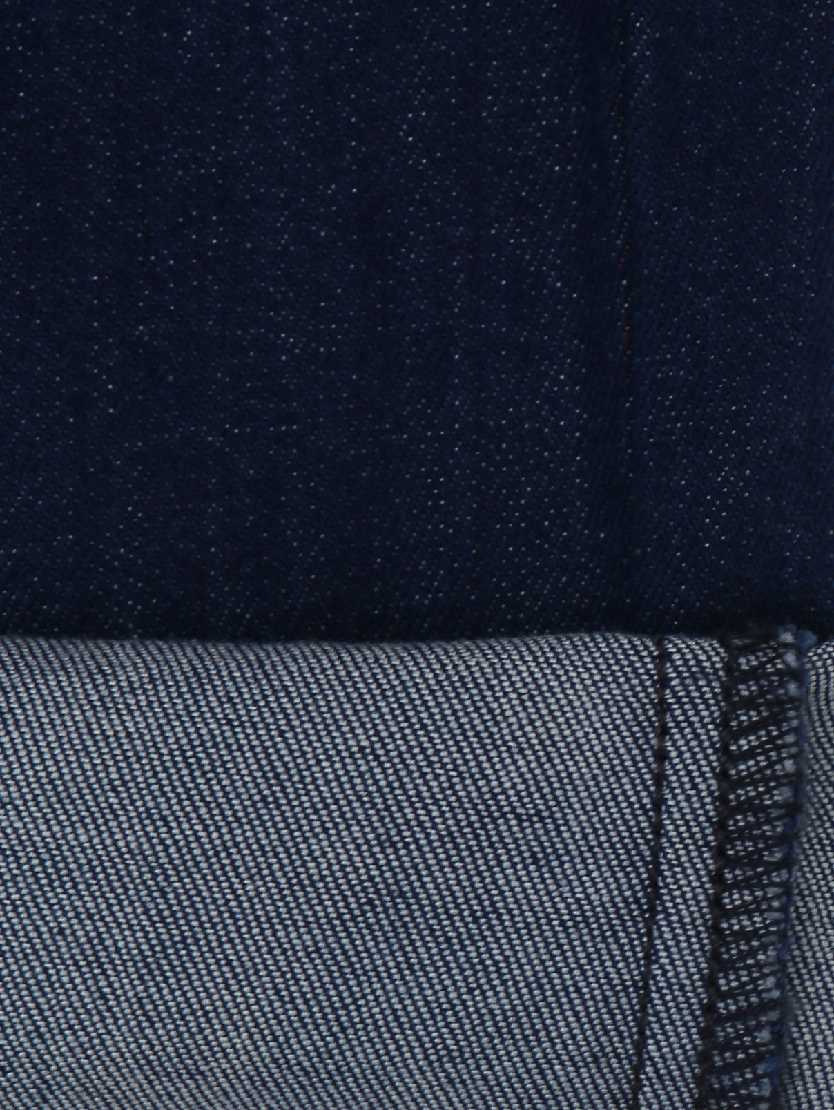 Джинсы с контрастной вышивкой Ermanno Scervino Junior  –  Деталь2  – Цвет:  Синий