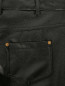 Узкие трикотажные брюки с напылением Moschino Boutique  –  Деталь