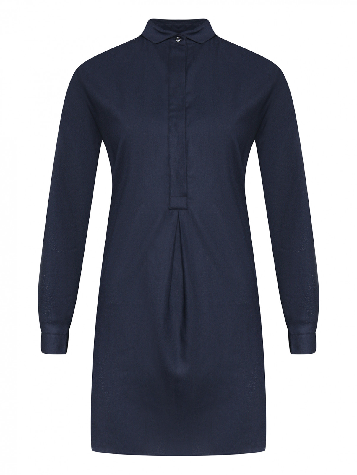 Блуза из шерсти однотонная Brian Dales  –  Общий вид