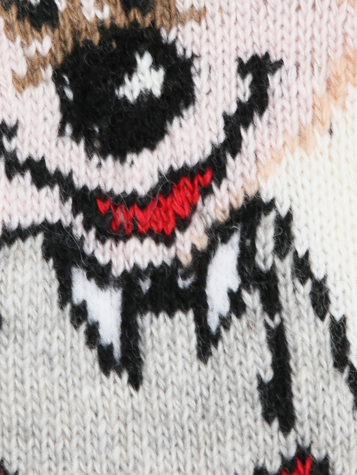 Джемпер мелкой вязки с узором MONNALISA  –  Деталь  – Цвет:  Узор