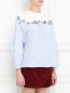 Блуза из хлопка с цветочным узором Weekend Max Mara  –  МодельВерхНиз