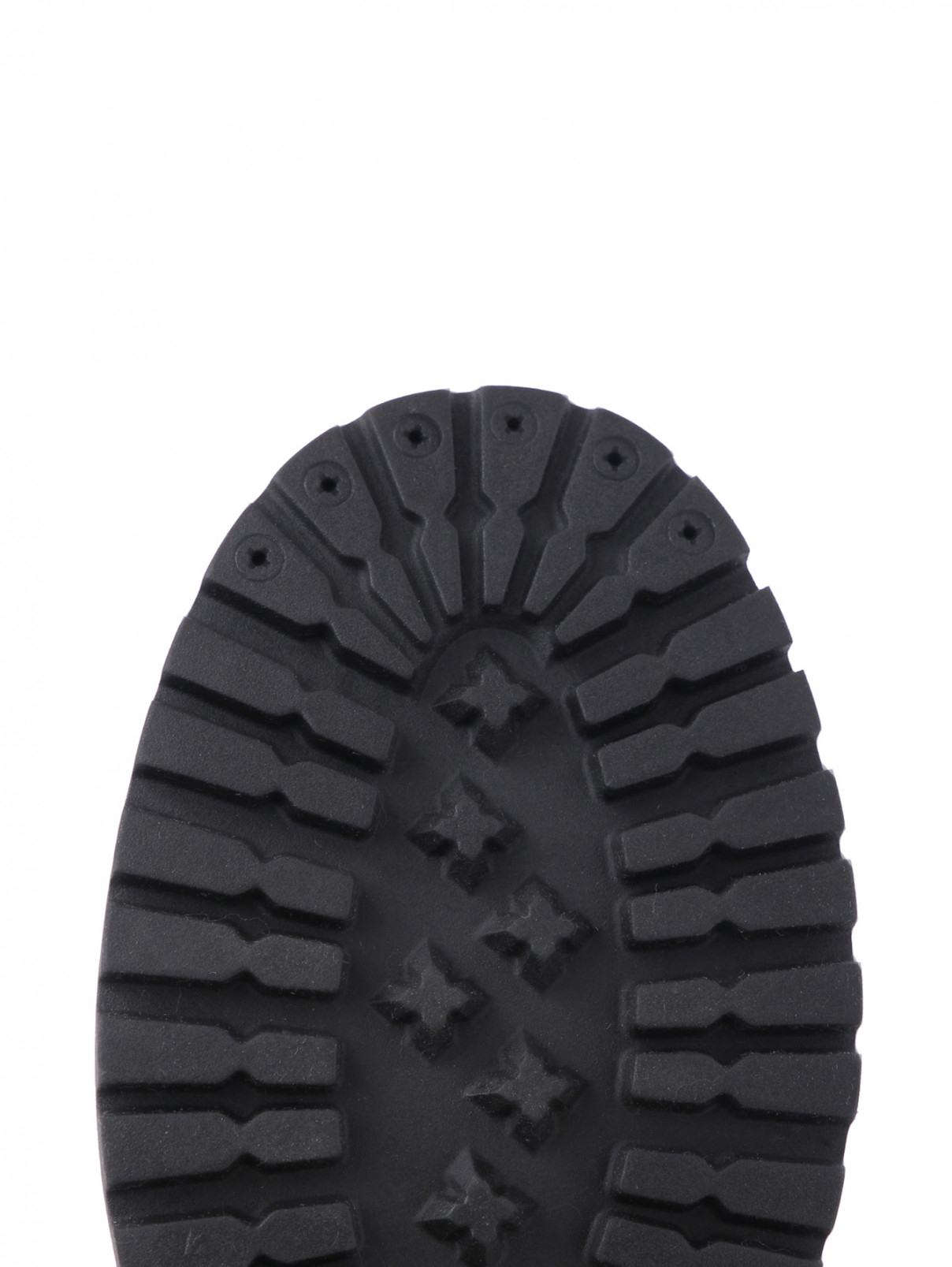 Утепленные ботинки с узором Zecchino d`Oro  –  Обтравка4  – Цвет:  Черный