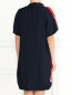 Платье-мини из шелка с графическим узором Isola Marras  –  Модель Верх-Низ1