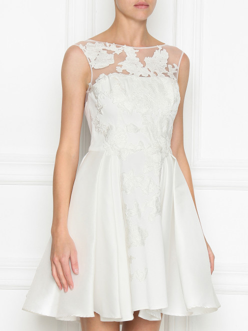 Платье из шелка с вышивкой Zuhair Murad - МодельВерхНиз