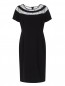 Платье-футляр со вставками из кружева Marina Rinaldi  –  Общий вид
