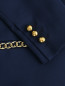 Жакет из смешанной шерсти декорированный цепями Moschino  –  Деталь1