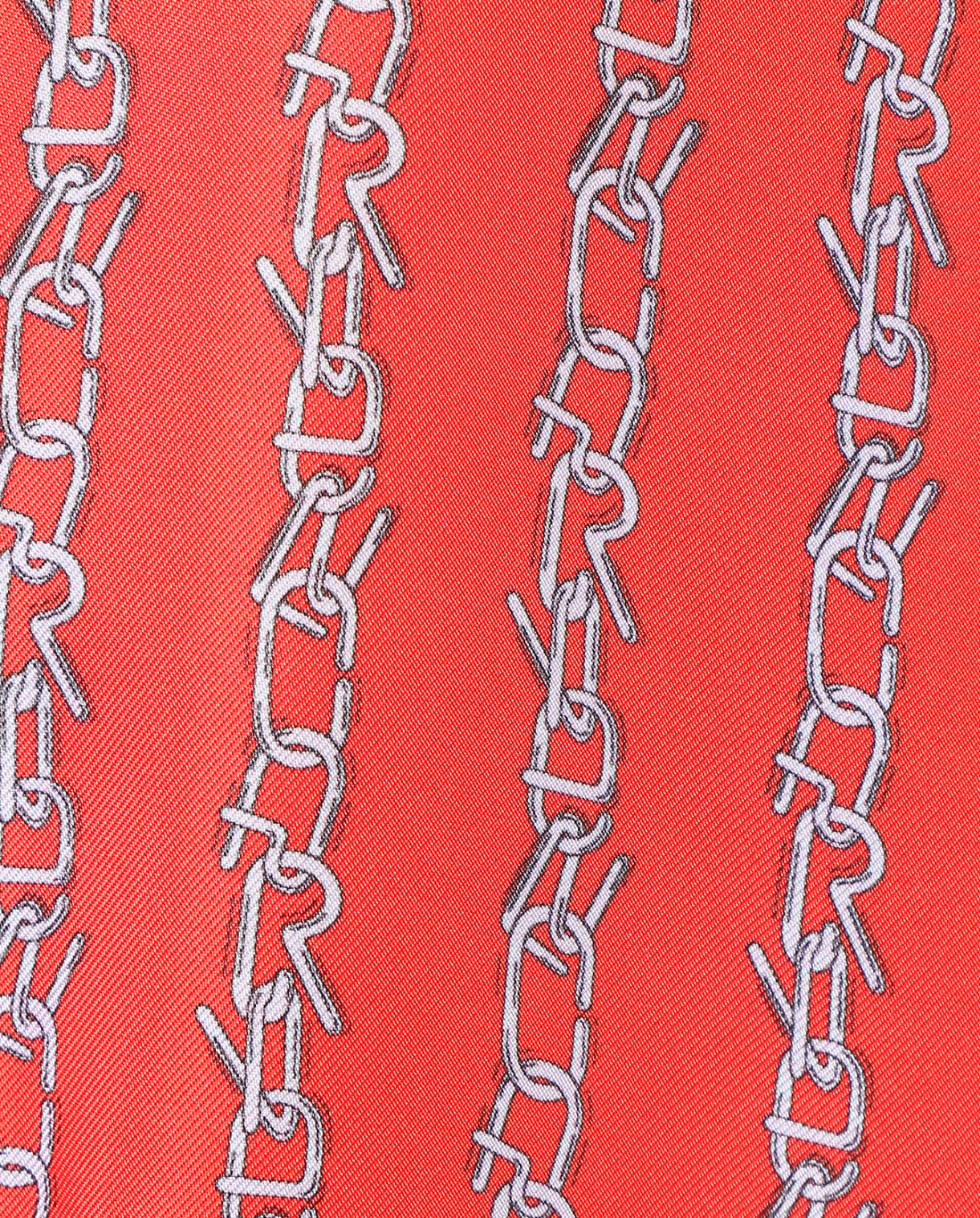 Платье из шелка с узором Carven  –  Деталь1  – Цвет:  Красный