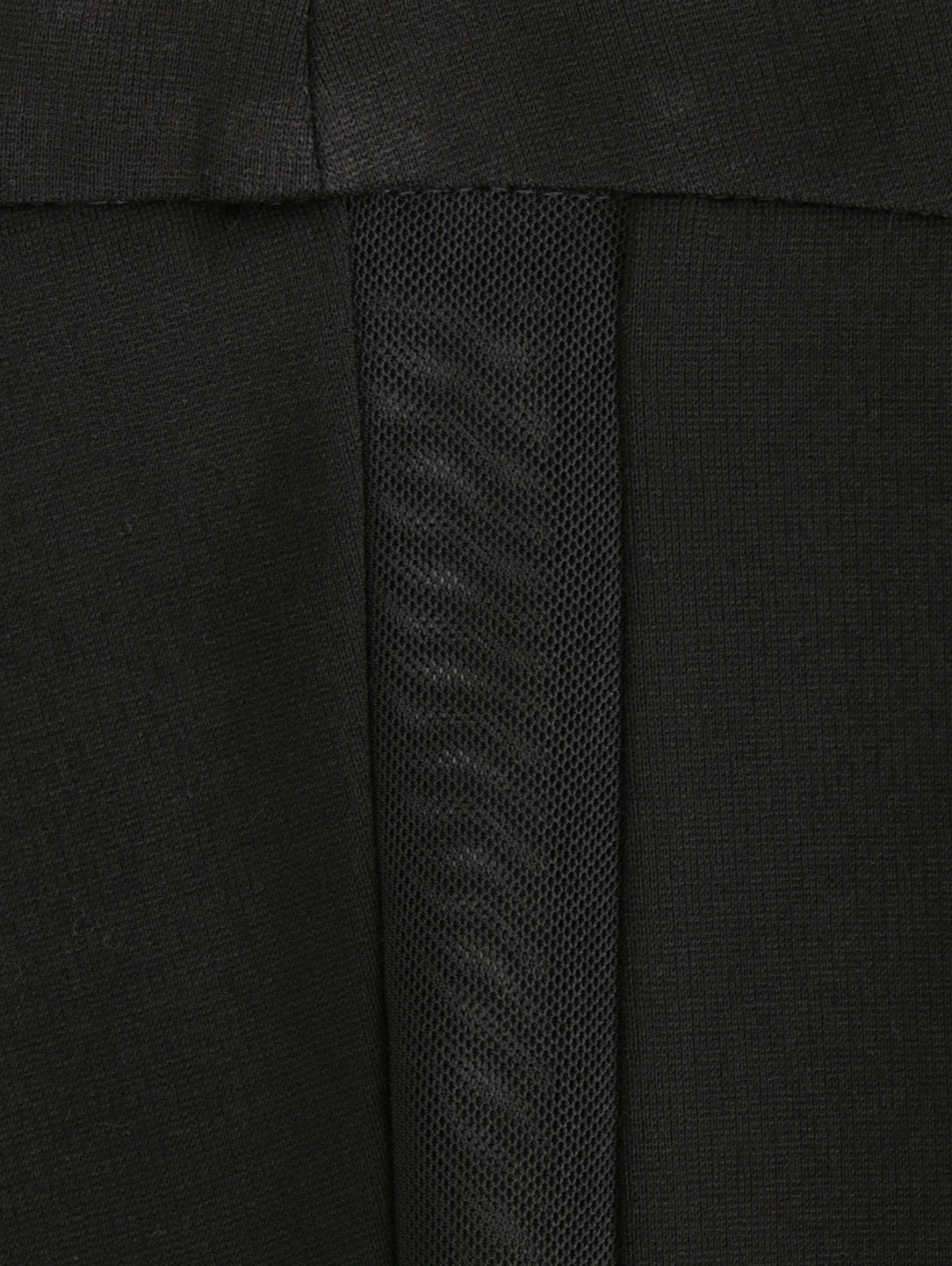 Трикотажные брюки с прозрачными вставками Kira Plastinina  –  Деталь1  – Цвет:  Черный