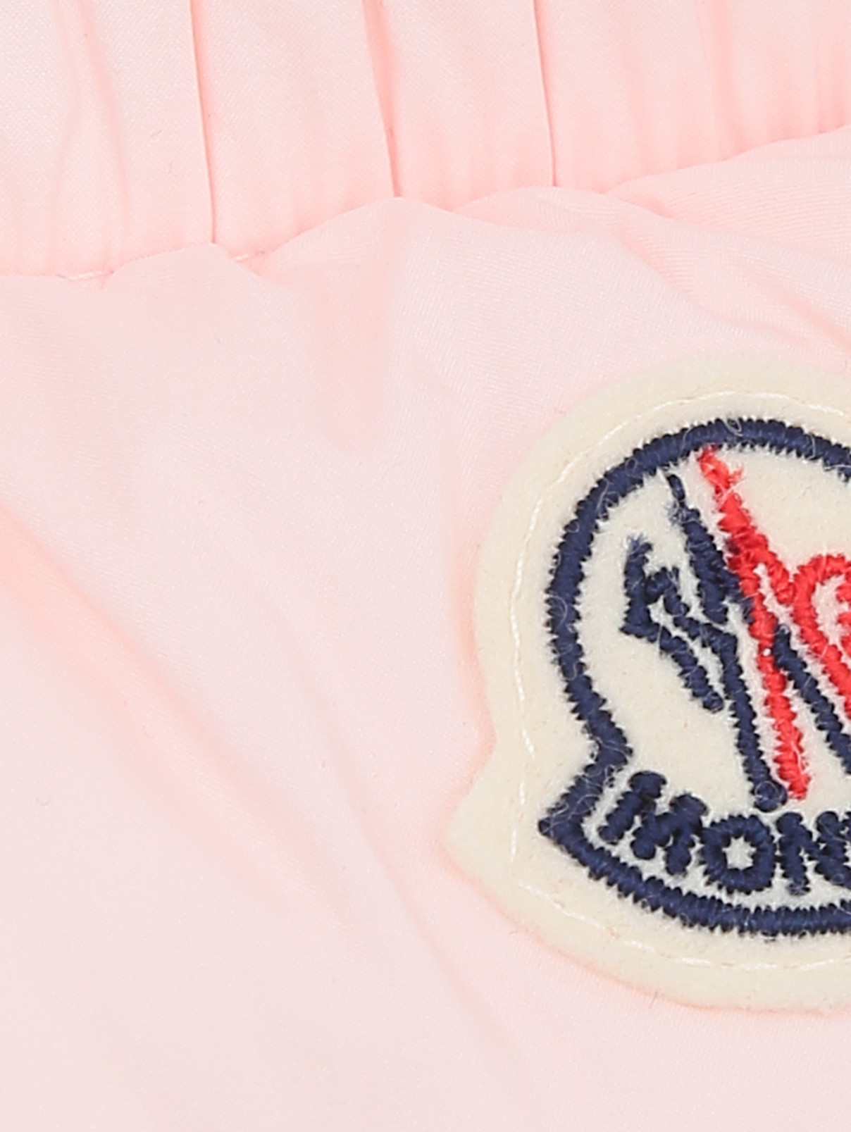 Однотонный утепленный полукомбинезон Moncler  –  Деталь1  – Цвет:  Розовый