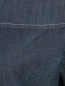 Джинсовая блузка свободного кроя Marina Rinaldi  –  Деталь