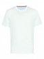 Комбинированная футболка из хлопка Paul Smith  –  Общий вид