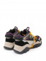 Комбинированные кроссовки с яркими шнурками Kenzo  –  Обтравка2