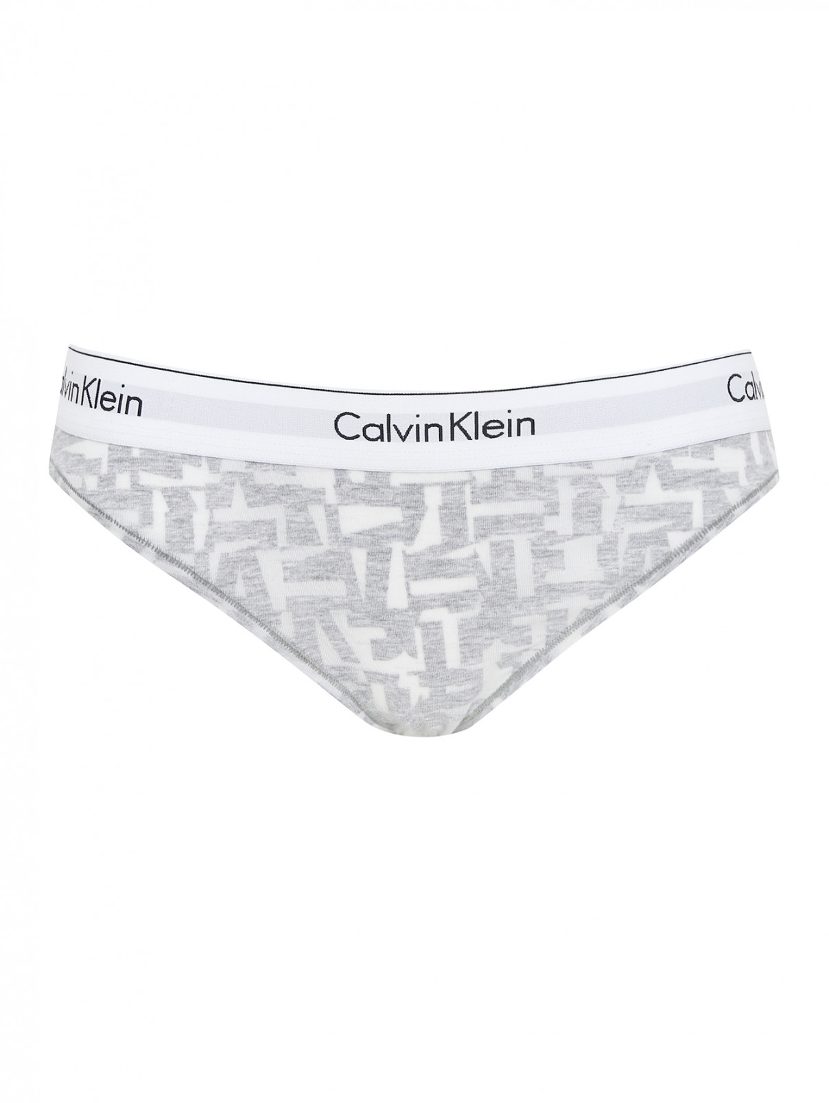 Трусы из хлопка Calvin Klein  –  Общий вид  – Цвет:  Серый