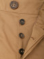 Укороченные брюки из хлопка с декором и накладными карманами Dsquared2  –  Деталь1