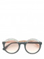 Солнцезащитные очки в оправе из пластика декорированные блестками Jimmy Choo  –  Общий вид