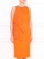 Платье-мини без рукавов с драпировкой Sportmax  –  Модель Верх-Низ