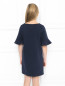 Платье трикотажное с оборками на рукавах Ralph Lauren  –  МодельВерхНиз1