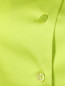 Блуза из хлопка декорированная кристаллами Moschino  –  Деталь