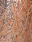 Платье-макси декорированное пайетками и перьями Marina Rinaldi  –  Деталь