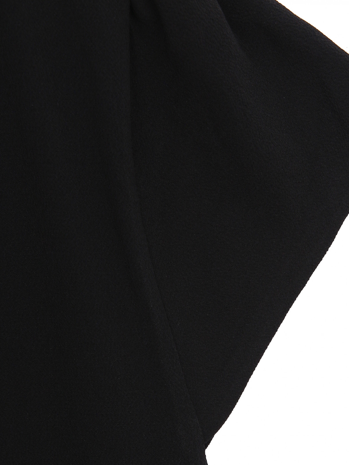 Платье на запах с декором Cavalli class  –  Деталь1  – Цвет:  Черный
