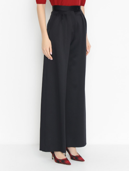 Широкие брюки с карманами Max Mara - МодельВерхНиз