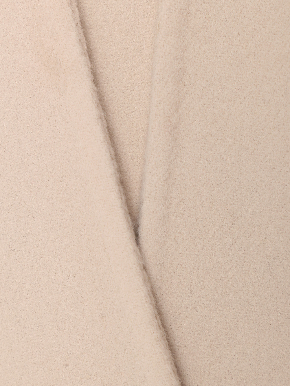 Пончо из шерсти с декоративной цепочкой Ermanno Scervino  –  Деталь1  – Цвет:  Бежевый