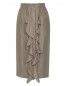 Юбка шелковая с воланом Max Mara  –  Общий вид