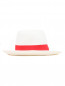 Шляпа из шерсти кролика с контрастной лентой El Dorado Hats  –  Обтравка2