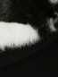 Пальто из шерсти с отстегивающимся воротником из меха кролика Moschino Boutique  –  Деталь