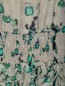 Платье-мини из шелка с цветочным узором JO NO FUI  –  Деталь