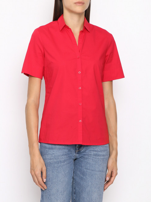 Рубашка из хлопка с короткими рукавами S.Oliver - МодельВерхНиз