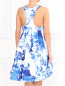 Платье-трапеция с цветочным узором с боковыми карманами Dondup  –  Модель Верх-Низ1