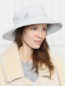 Шляпа из шерсти с аппликацией Alberta Ferretti  –  МодельОбщийВид
