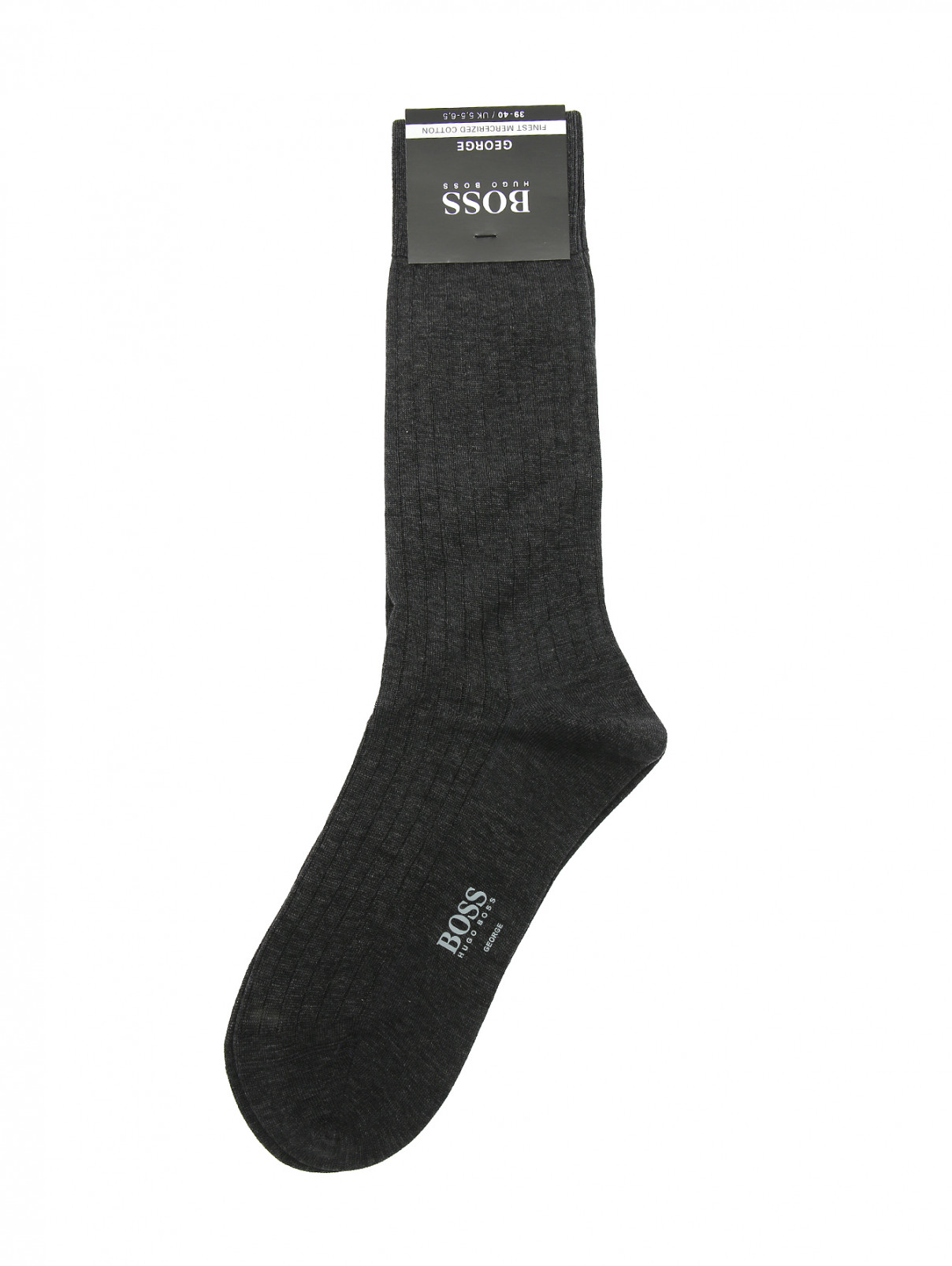 Носки из хлопка Boss  –  Общий вид  – Цвет:  Серый