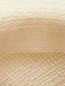 Плетеная шляпа с контрастной отделкой Federica Moretti  –  Деталь