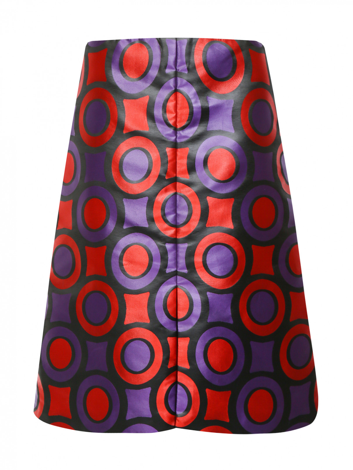 Юбка-мини с узором Versace 1969  –  Общий вид  – Цвет:  Узор