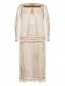 Платье-миди из шелка с декоративной отделкой Antonio Marras  –  Общий вид