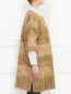 Легкое пальто с бахромой Alberta Ferretti  –  Модель Верх-Низ2