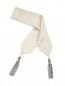Узкий шарф из шелка с декоративной отделкой из страз Max Mara  –  Общий вид