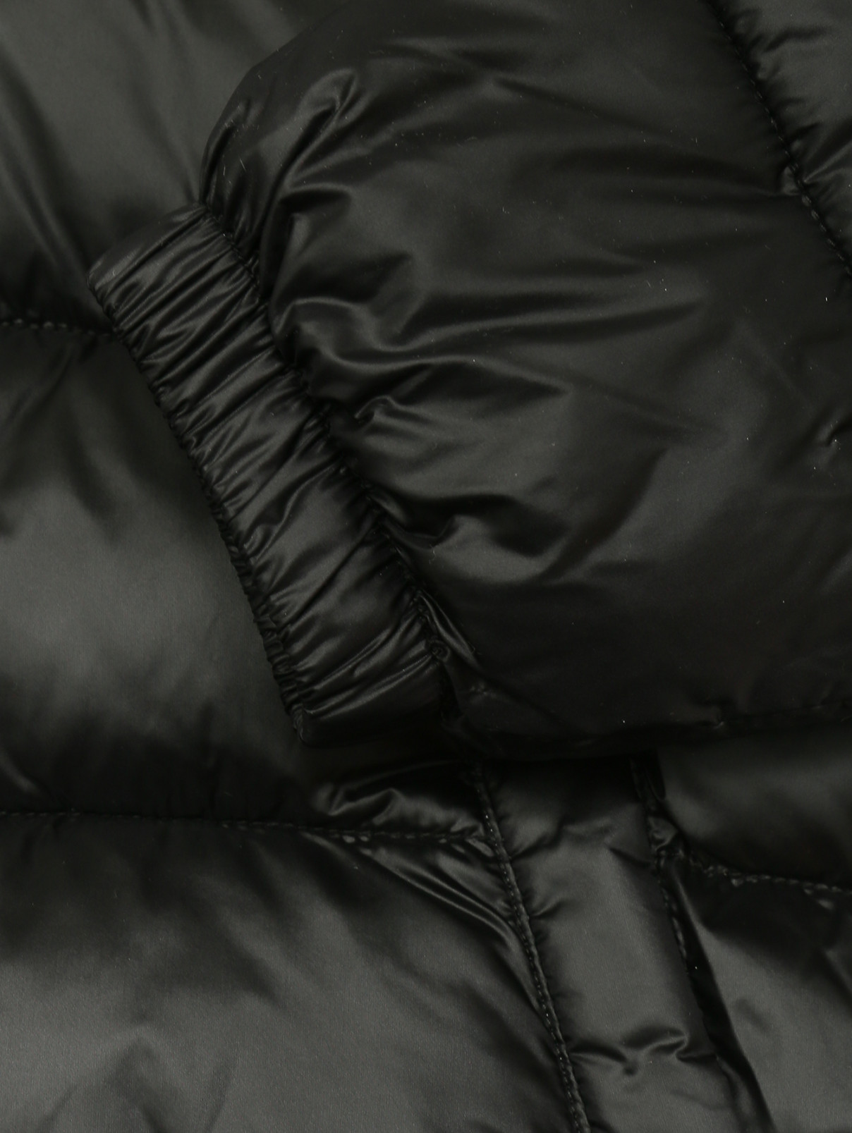 Утепленная куртка с карманами Moschino  –  Деталь  – Цвет:  Черный